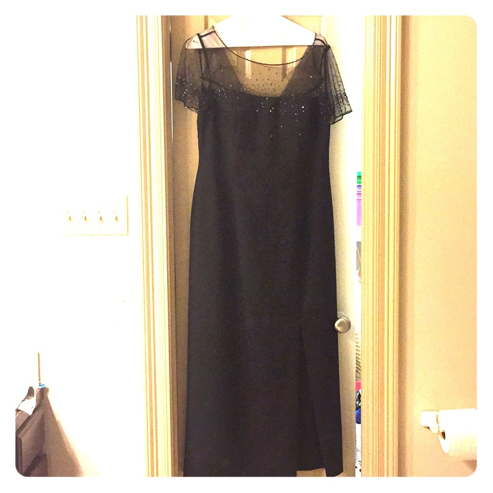 Black formal dress